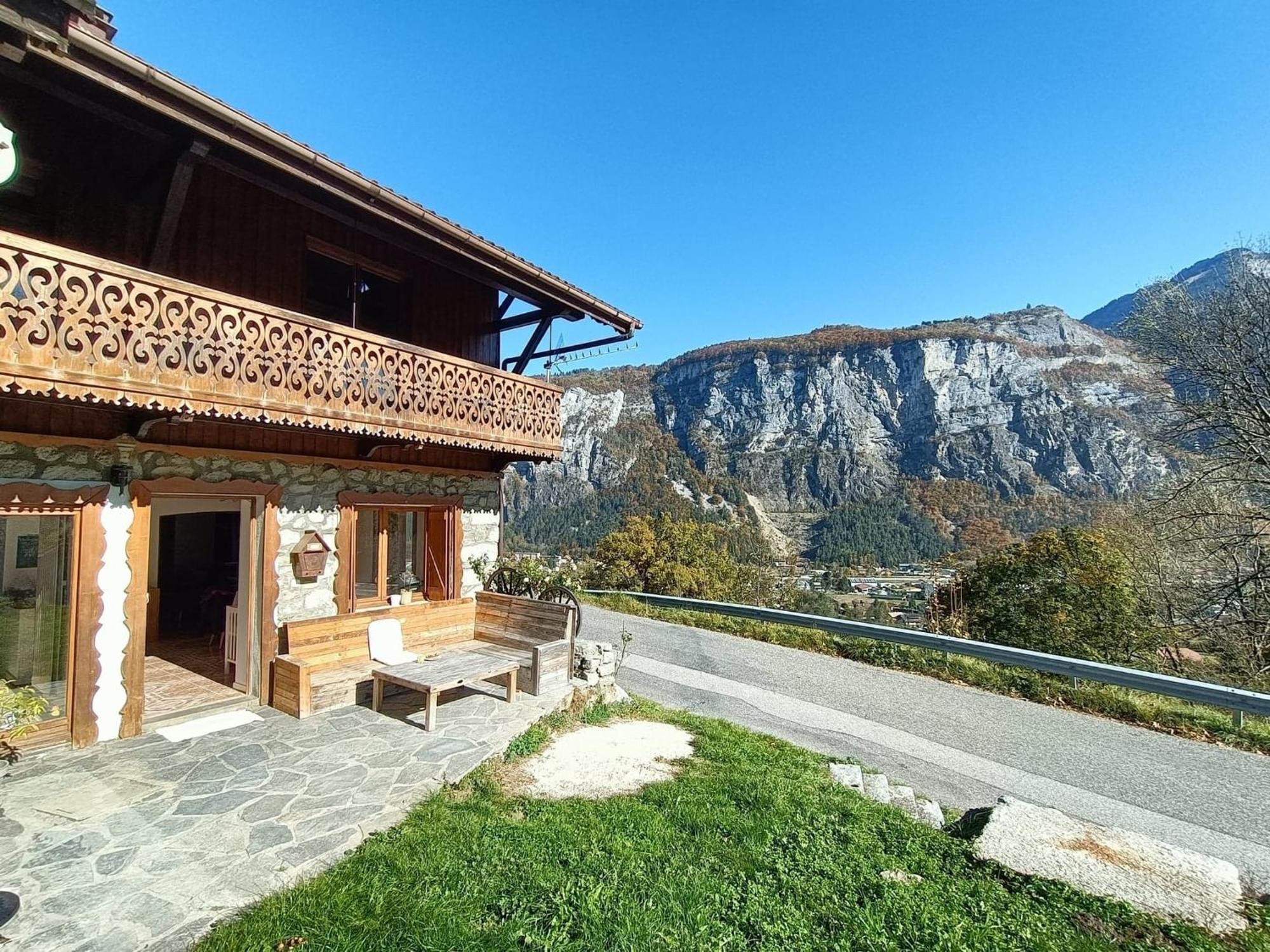 Appartement Cozy 100M2 Dans Chalet Savoyard Magland Exterior foto